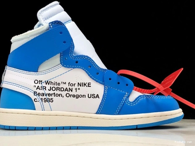 Air Blue UNC Powder 1 Jordan Off-White AQ0818-148 0702